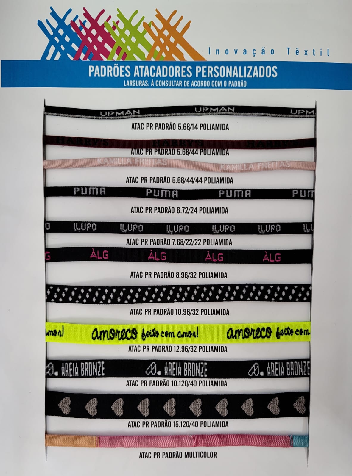 Padrões em Poliamida